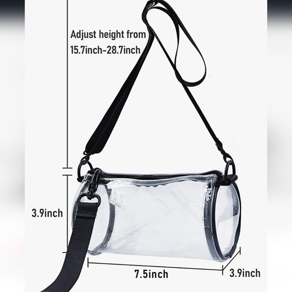 Clear Stadium Crossbody Bag
